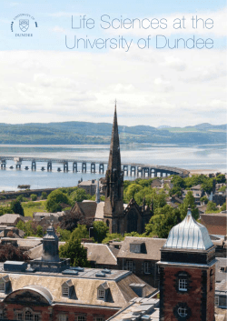 Life Sciences at the University of Dundee