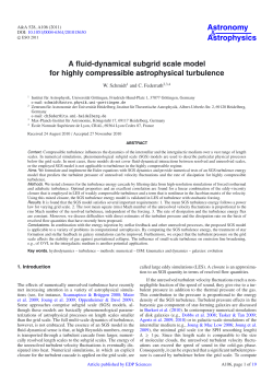 A fluid-dynamical subgrid scale model for highly compressible