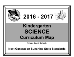 Science Grade K - Volusia County Schools