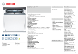 Bosch SMV69N40EU Dishwasher fully integrated Predeccessor