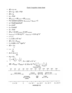 Exam 2 study guide