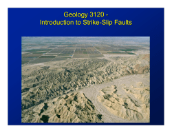 Strike-Slip Faulting