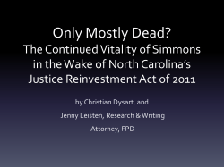 Only Mostly Dead? The Continued Vitality of Simmons in the Wake