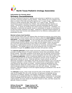 Urinary Incontinence - Urology Clinics of North Texas