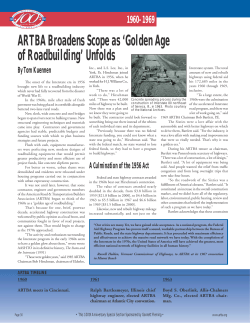 ARTBA Broadens Scope as