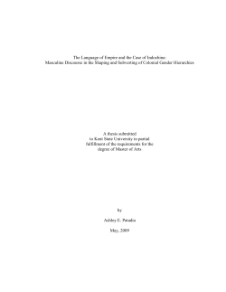 The Language of Empire and the Case of Indochina