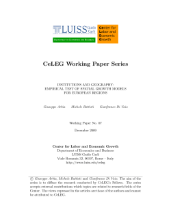 CeLEGWP07-09 - LUISS Guido Carli