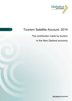 Tourism Satellite Account: 2014