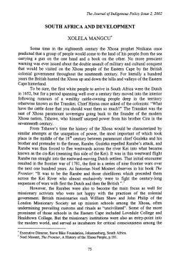 south africa and development