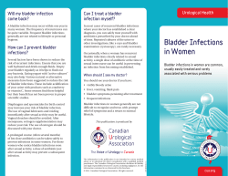 Bladder Infections in Women - Canadian Urological Association
