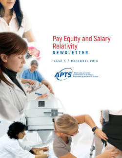 Pay Equity and Salary Relativity