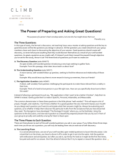 Handout - Support Raising Solutions