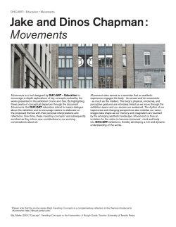 Jake and Dinos Chapman : Movements