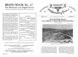 Spring 1986 - The Los Angeles Corral of Westerners