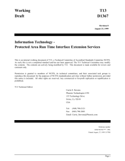 Working T13 Draft D1367