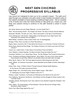 Progressive Syllabus