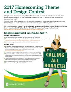 2017 Homecoming Theme and Design Contest