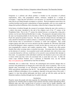 Sovereignty without Territory, Emigration without Movement: The