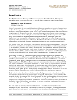 New Age Globalization: Meaning and Metaphor by