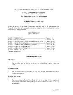 (Extract from Government Gazette (No 222) of 9