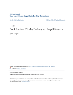 Book Review: Charles Dickens as a Legal Historian