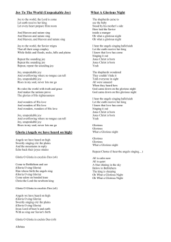 Joy To The World (Unspeakable Joy)