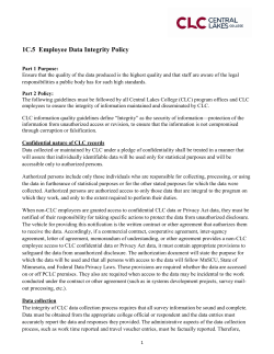 1C.5 Employee Data Integrity Policy