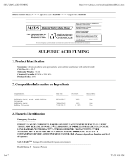 sulfuric acid fuming - UCSB Nanofabrication Facility Signup Site