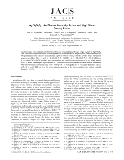 Ag4V2O6F2: An Electrochemically Active and High Silver Density