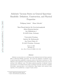 Adiabatic vacuum states on general spacetime manifolds: Definition
