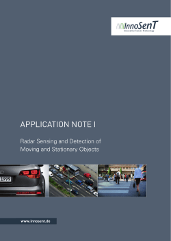 Radar Sensing and Detection of Moving and Stationary