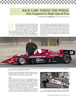 RACE CARS - Tau Beta Pi