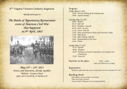 The Battle of Appomattox Reenactment event of American Civil War