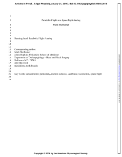 Mark Shelham - Journal of Applied Physiology