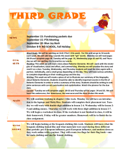 third grade - Missouri State University