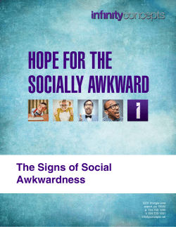 The Signs of Social Awkwardness