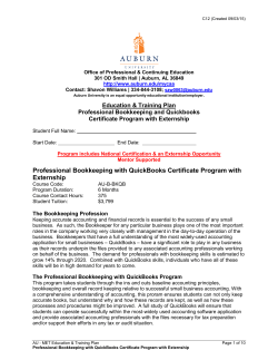 Professional Bookkeeping with QuickBooks