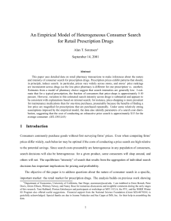 An Empirical Model of Heterogeneous Consumer Search for Retail