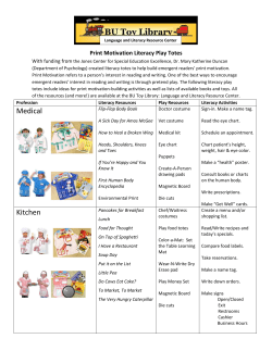 Print Motivation Literacy Play