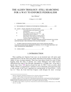 The Alden Trilogy - University of Wisconsin Law School
