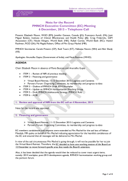 13th GAVI Board meeting - World Health Organization