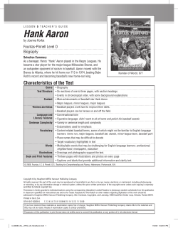 5 Hank Aaron - Houghton Mifflin Harcourt