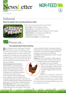 N&deg; 75_May 2017.indd - NOR-FEED