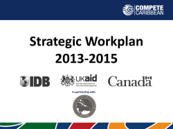 private sector development strategy of the Compete Caribbean