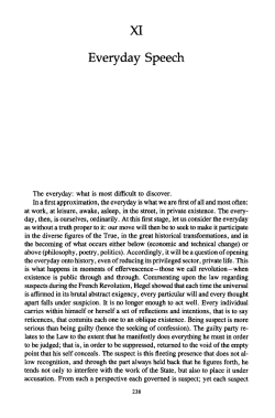 Blanchot about Everyday from Infinite Conversation