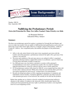 Nullifying the Probationary Period