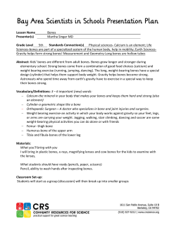 Bones - Community Resources for Science