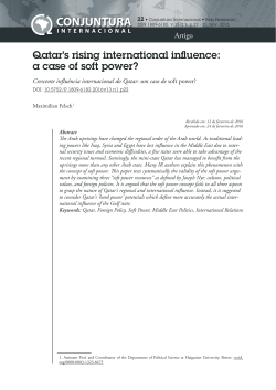 a case of soft power? - Peri&oacute;dicos PUC Minas