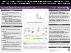 human adenovirus was frequently the cause