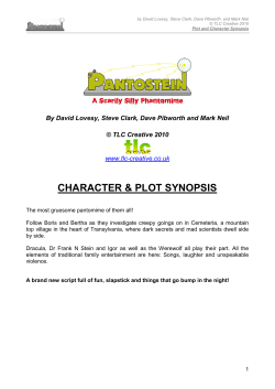 Plot and Characters